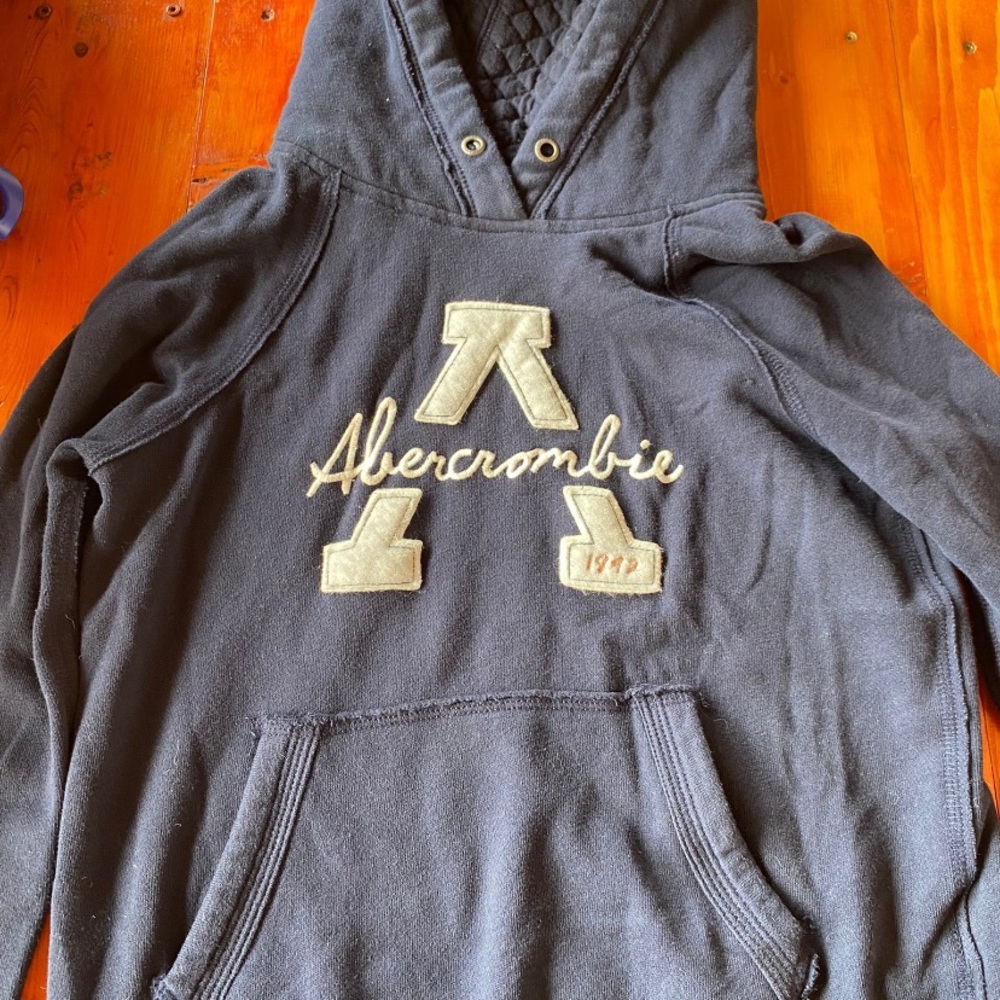 Abercrombie and Fitch blue hoodie